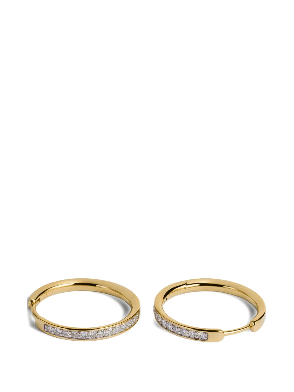 Monica Vinader Essential diamond earrings - Oro