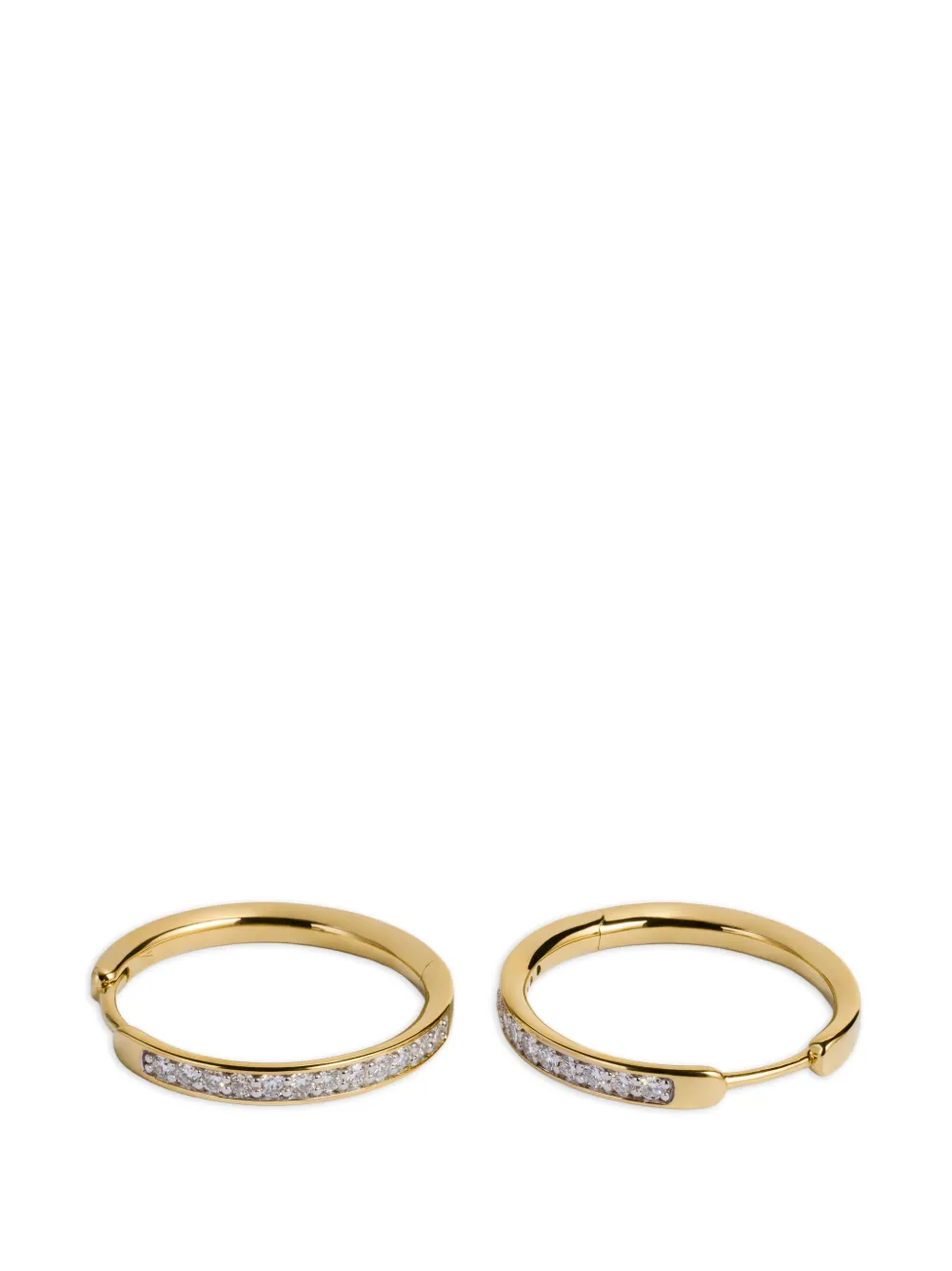 Monica Vinader Essential diamond earrings - Oro