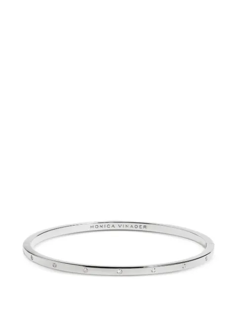 Monica Vinader Essential Armband mit Diamanten