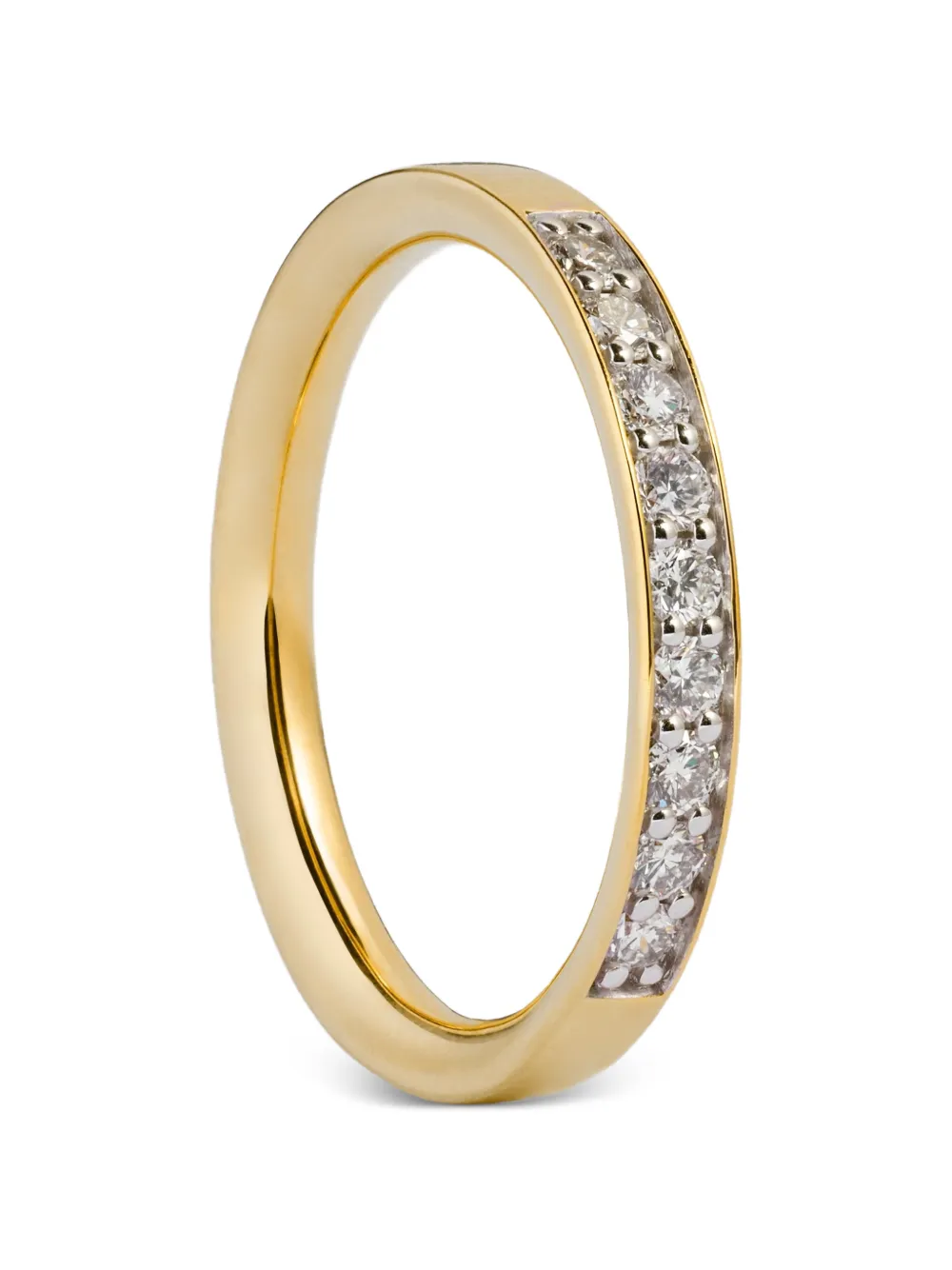 Monica Vinader Essential diamond ring - Oro