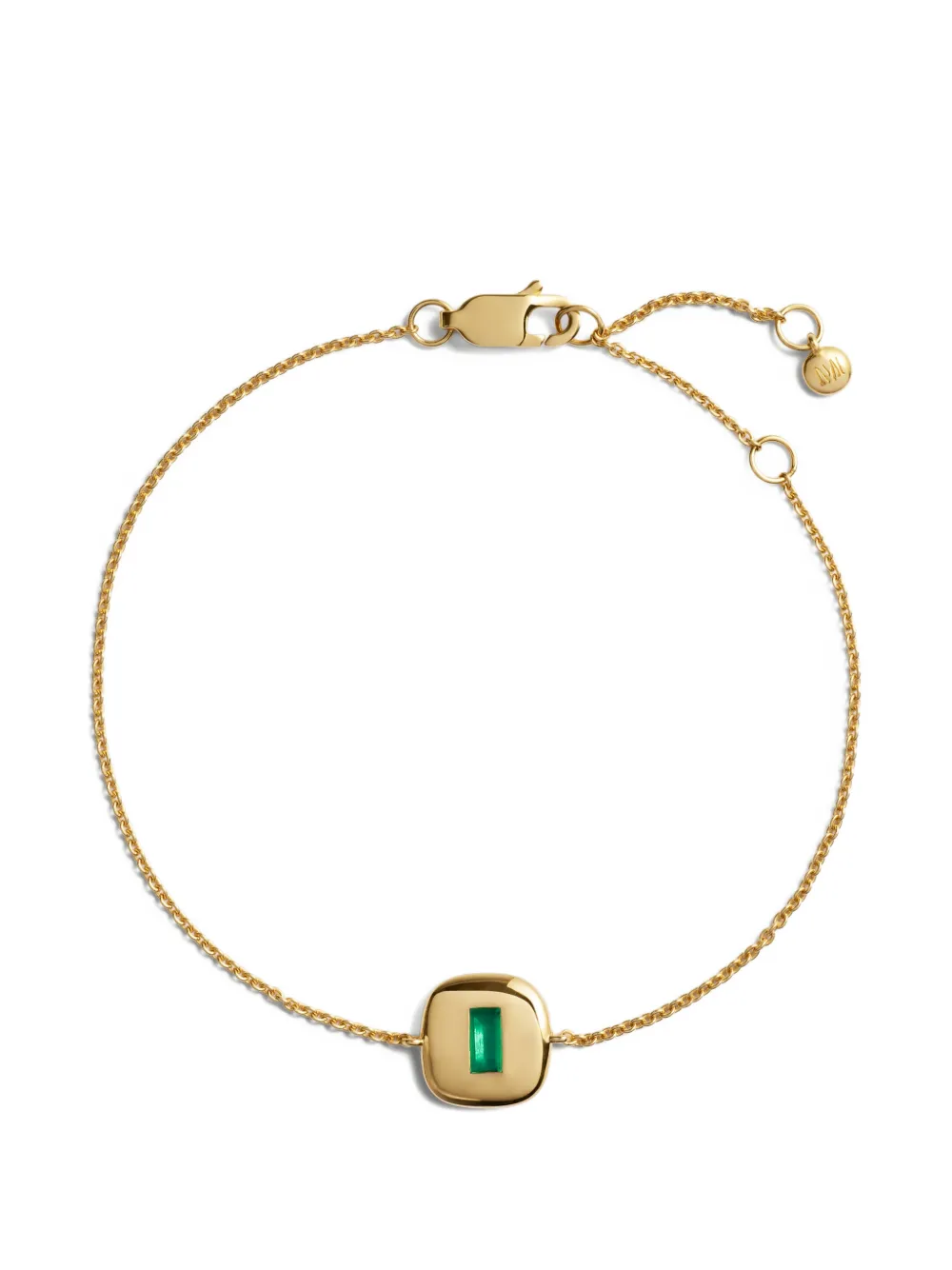 Monica Vinader Gemdrop onyx bracelet - Oro