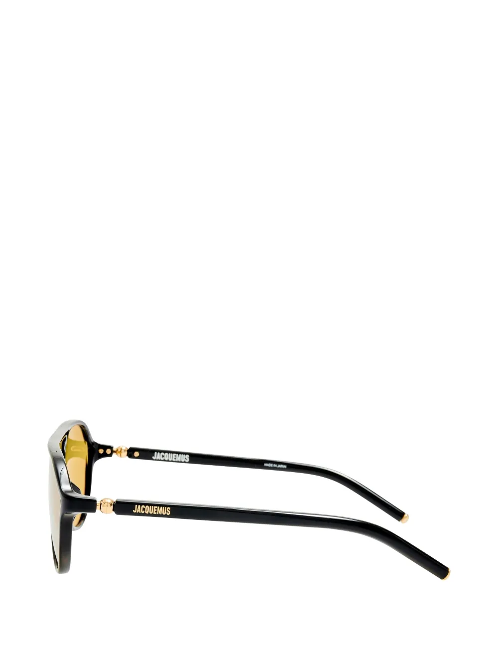  Jacquemus Pilot Sunglasses - Black 