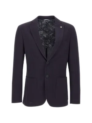 Circolo 1901 Single Breasted Pockets Jacket | Black | FARFETCH