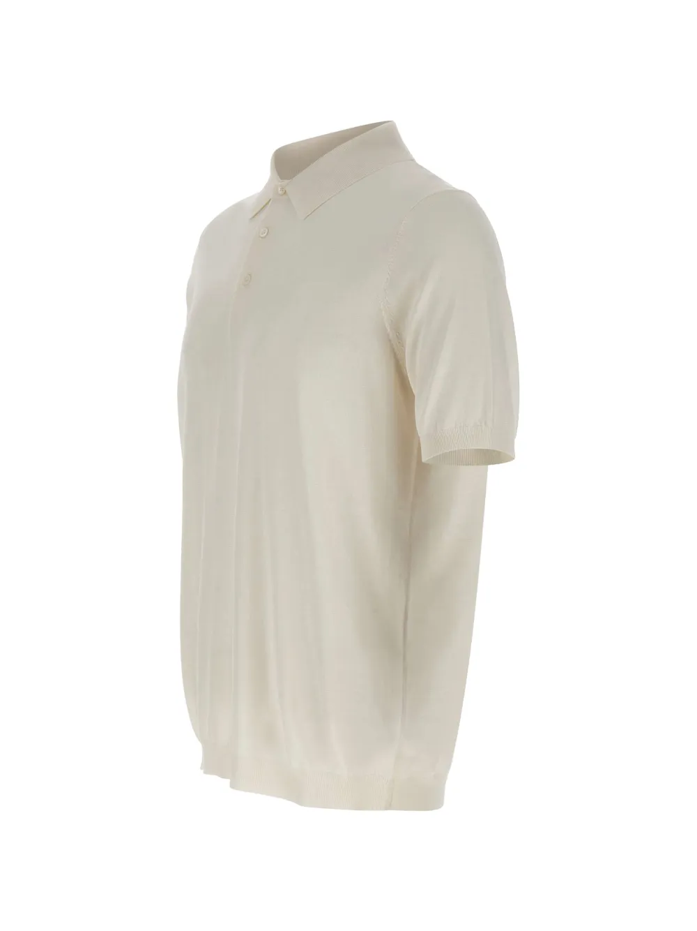  Kangra Ribbed Polo Shirt - Neutrals 
