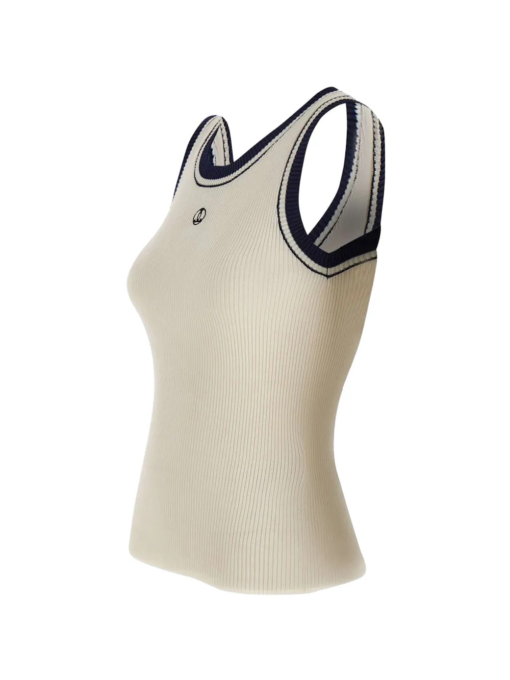  Seafarer Ribbed Logo-embroidered Top - Neutrals 