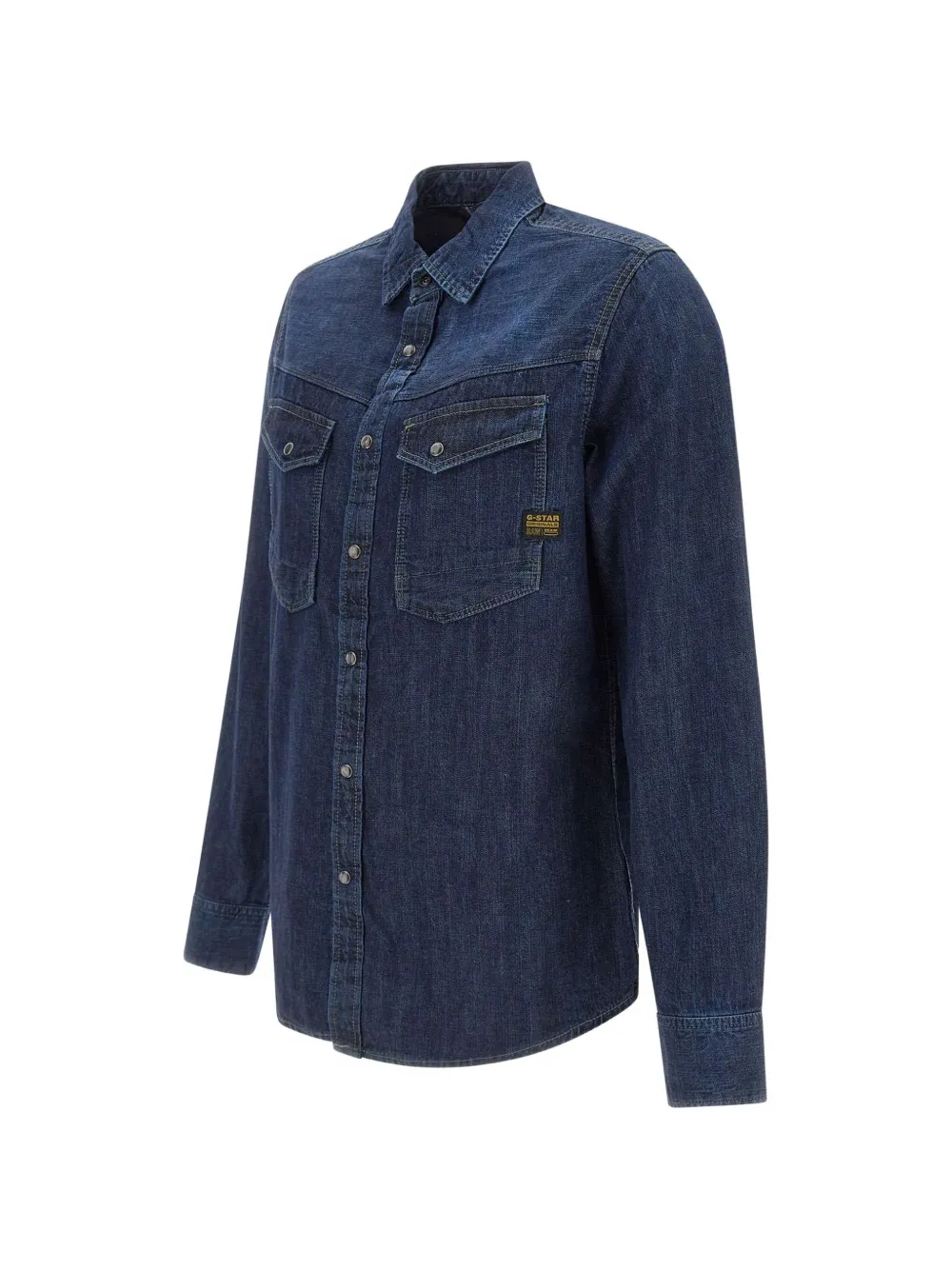  G-star Raw Dakota Logo-patch Shirt - Blue 