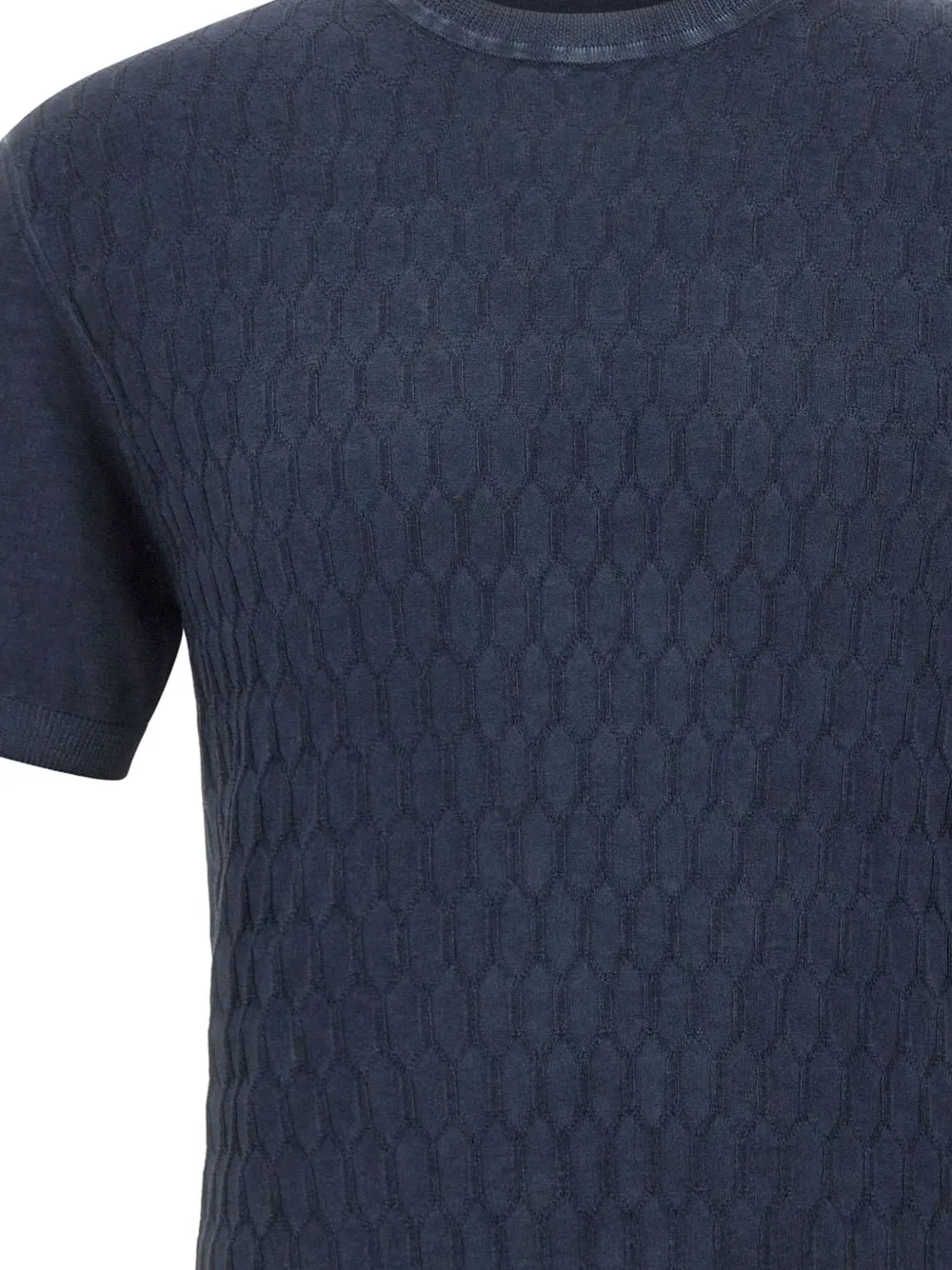 Peuterey Mes trui met korte mouwen Blauw