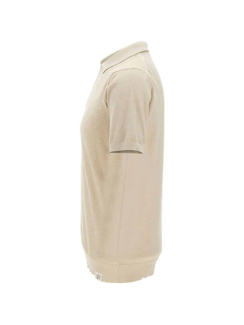  Peuterey Diamond-pattern Polo Shirt - Neutrals 