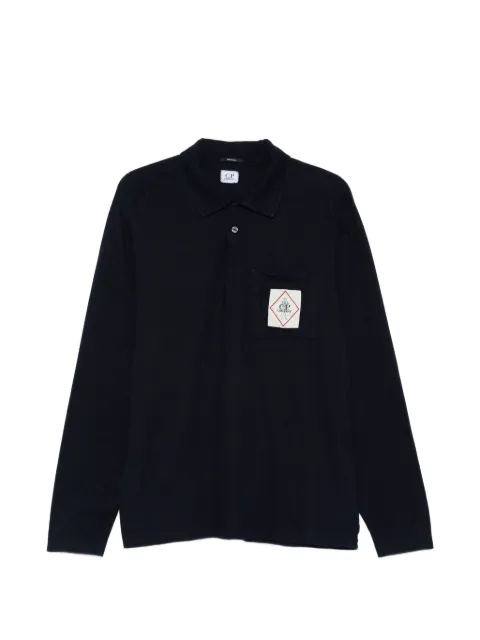 C.P. Company Pre-Owned logo-patch polo shirt