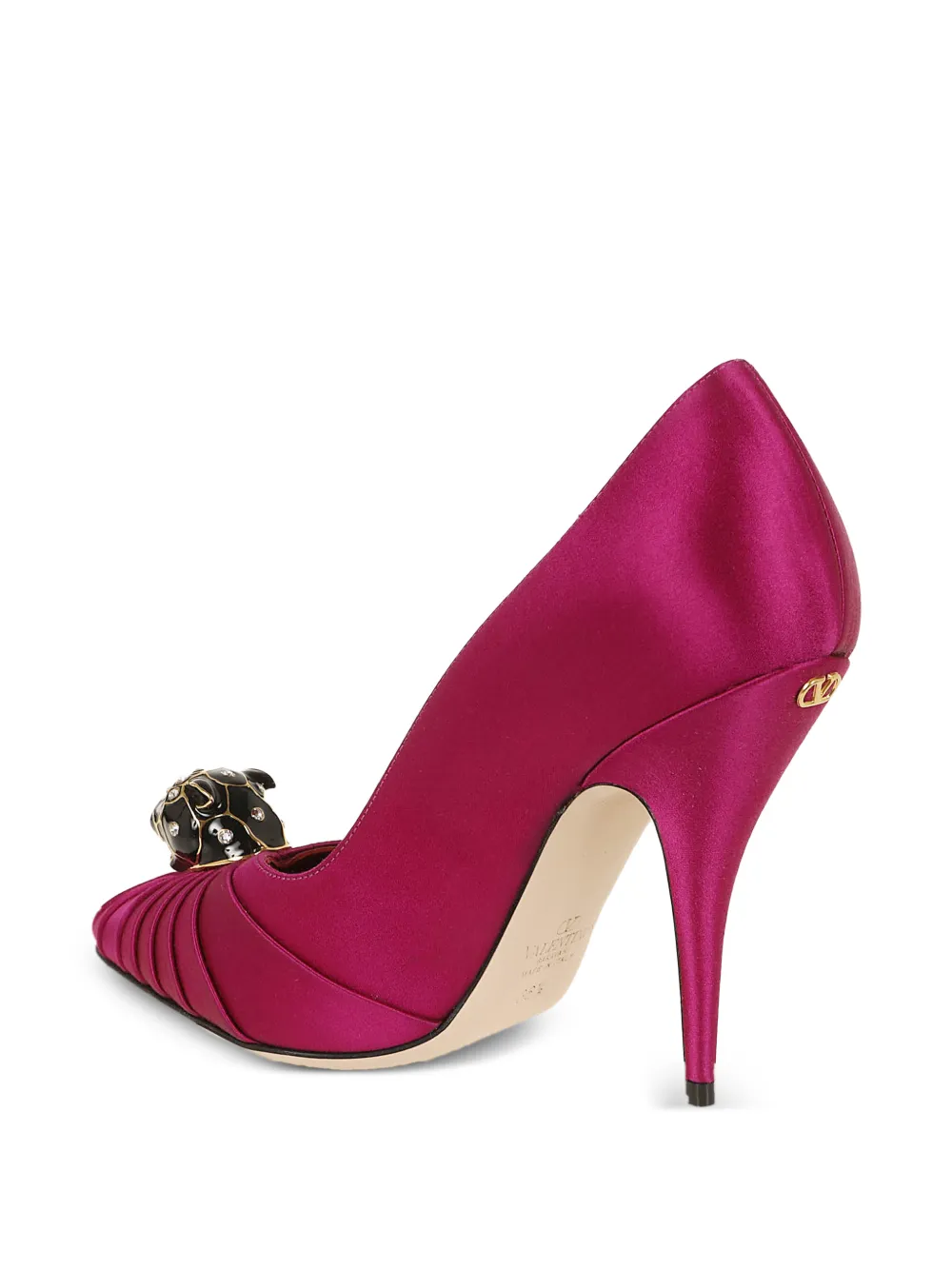 Valentino Garavani Panthea embellished pumps Roze