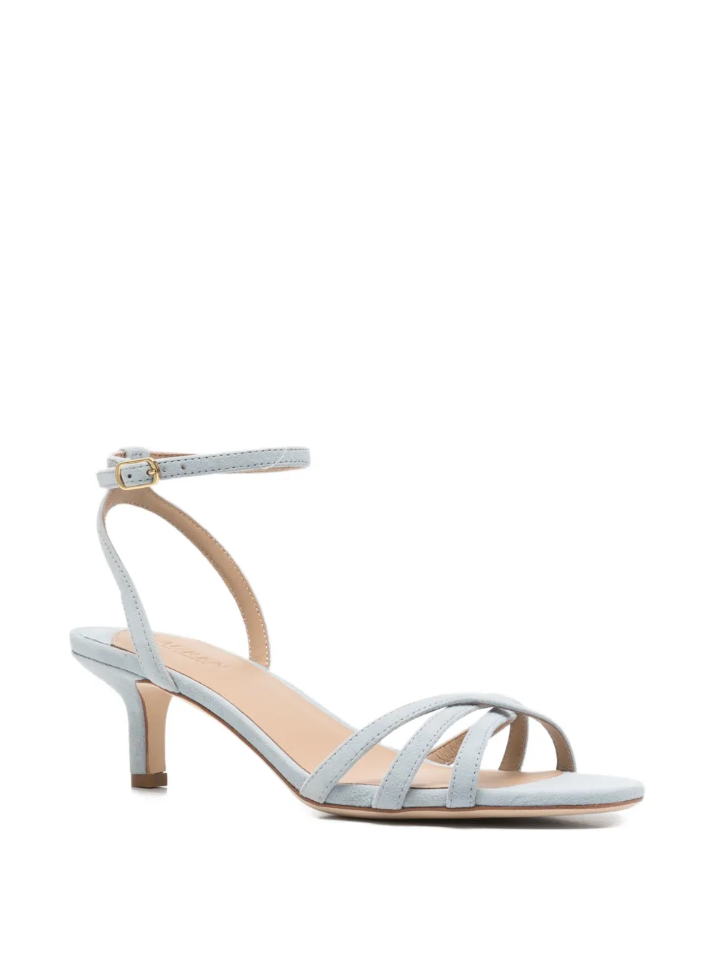Lauren Ralph Lauren Suède sandalen met hak Blauw