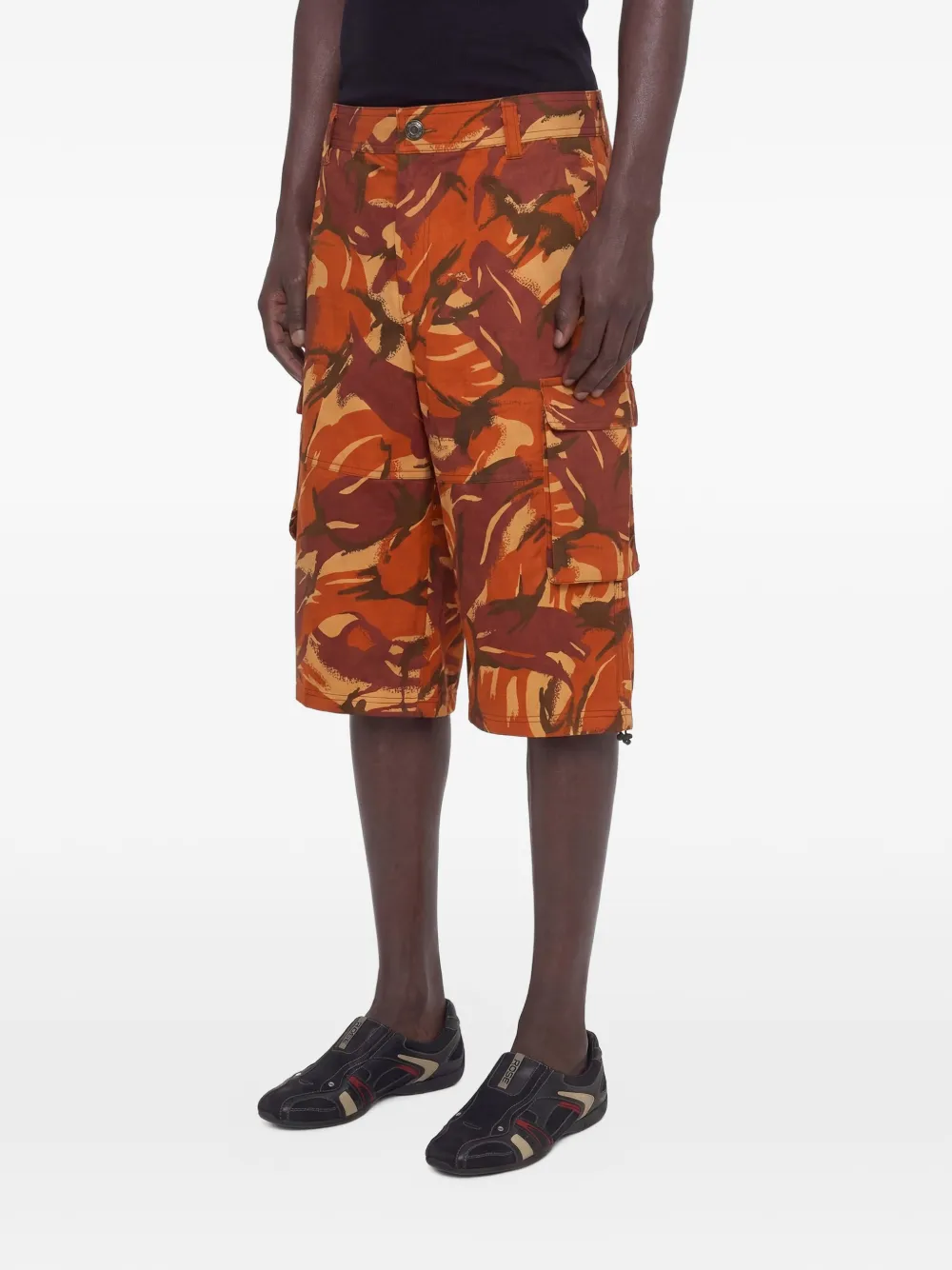 Martine Rose camouflage cargo shorts - Arancione