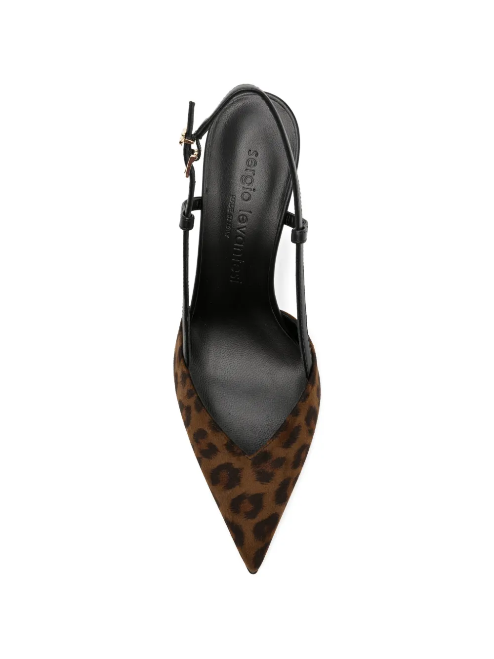 Sergio Levantesi Giulia leopard slingback pumps Bruin
