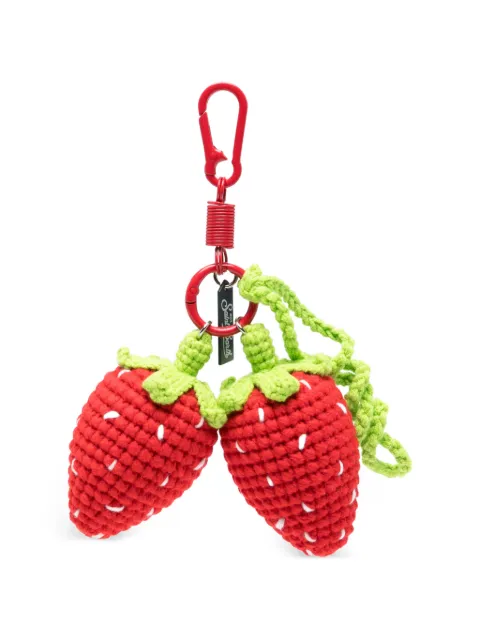 MC2 Saint Barth strawberry crochet keyring