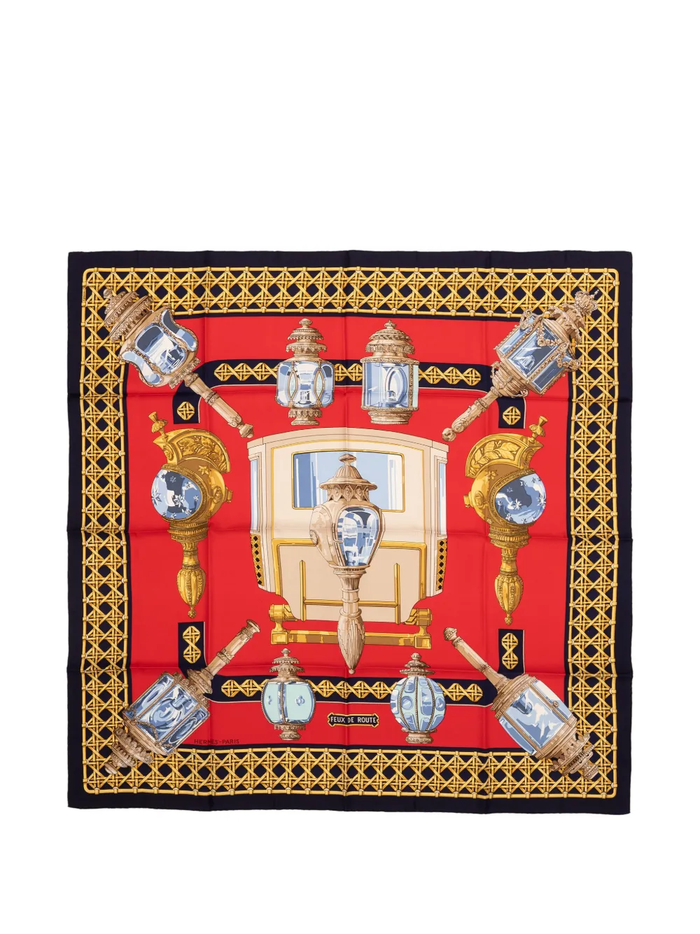 Hermès Pre-Owned Schal aus Seide - Blau