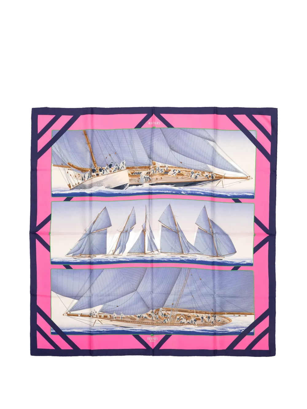 Hermès Pre-Owned silk scarf - Blu