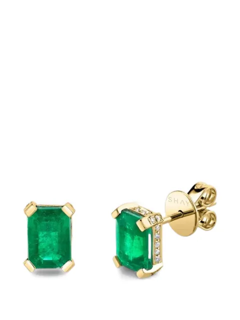 SHAY emerald studs earrings