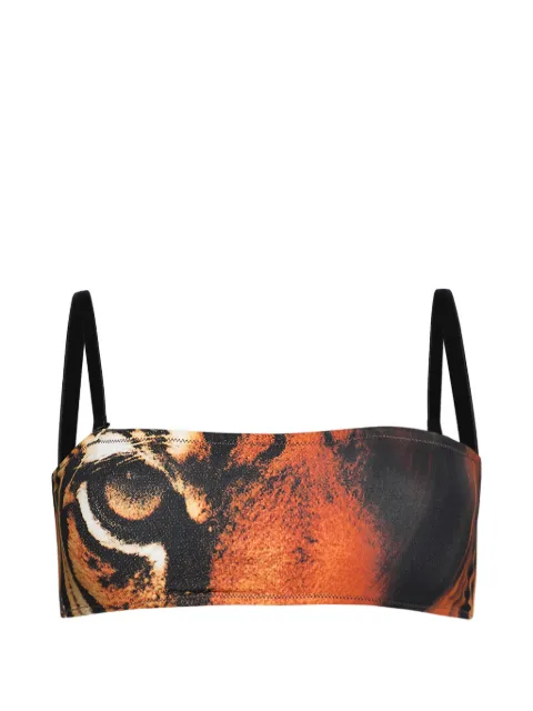 Skims x Roberto Cavalli face print bandeau
