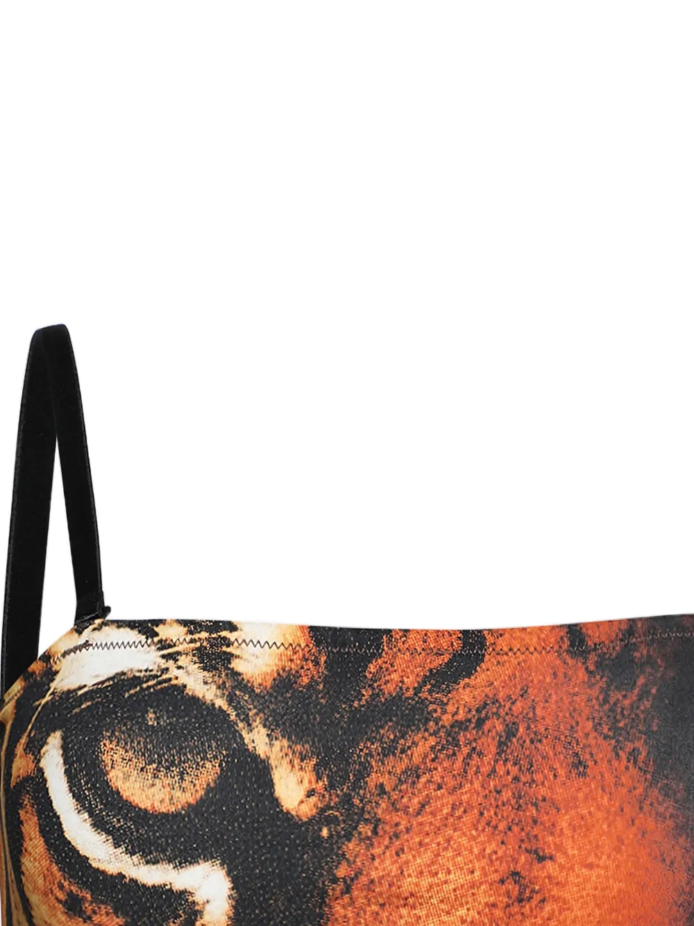  Skims X Roberto Cavalli Face Print Bandeau - Orange 