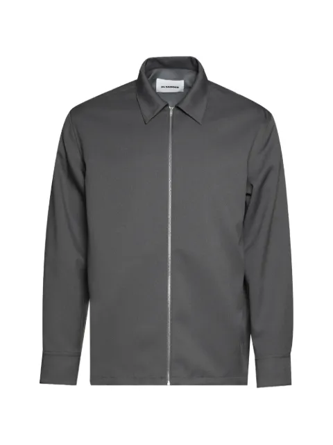 Jil Sander zip-fastening shirt