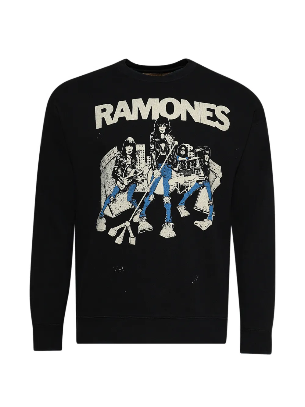 MadeWorn Ramones graphic crew sweatshirt - Nero
