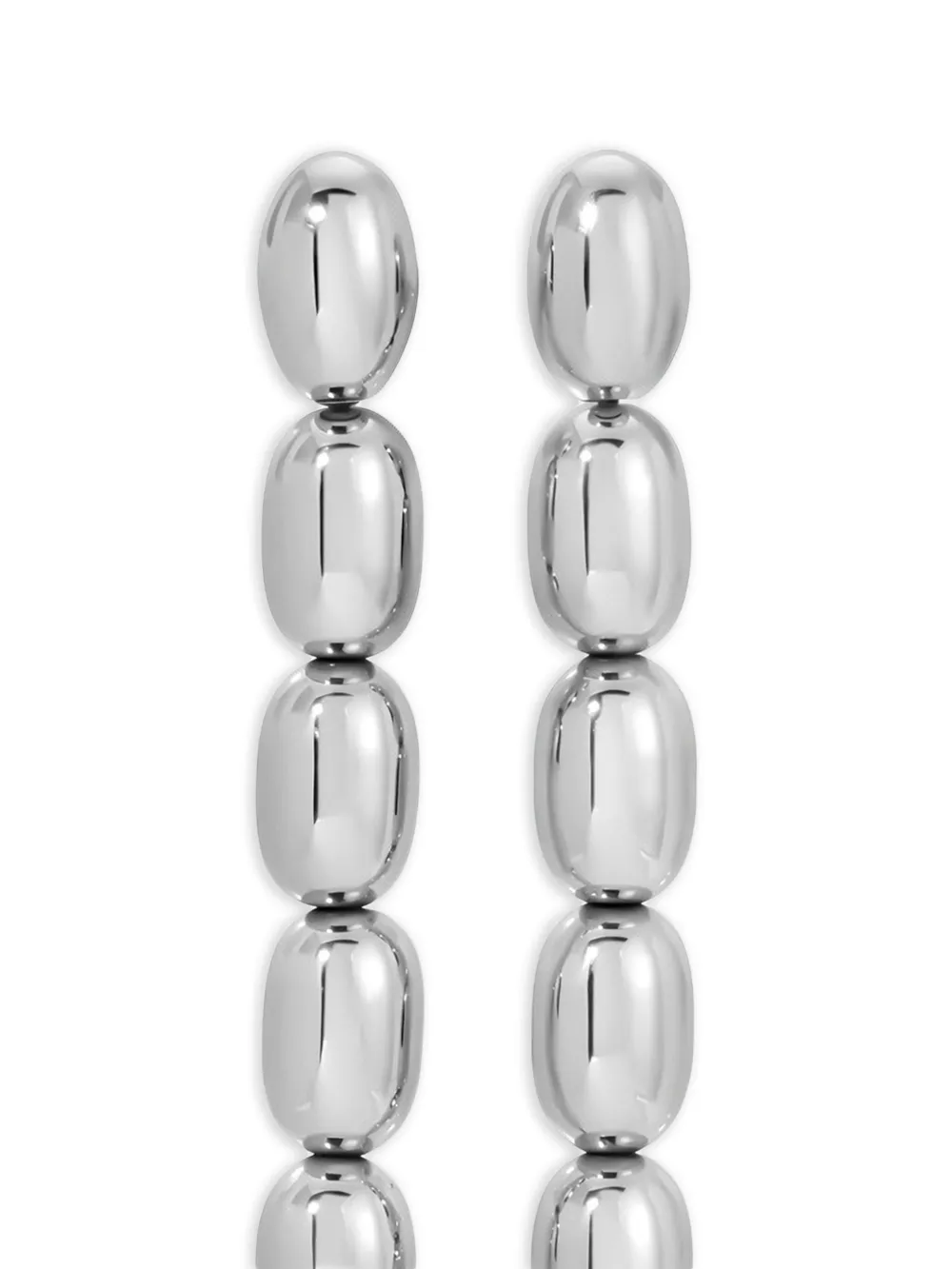  Heaven Mayhem Beaded Edith Earrings - Silver 