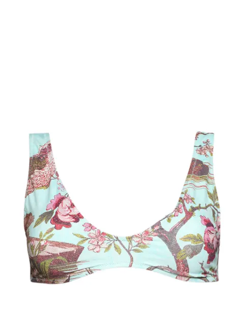 Skims X Roberto Cavalli floral print top