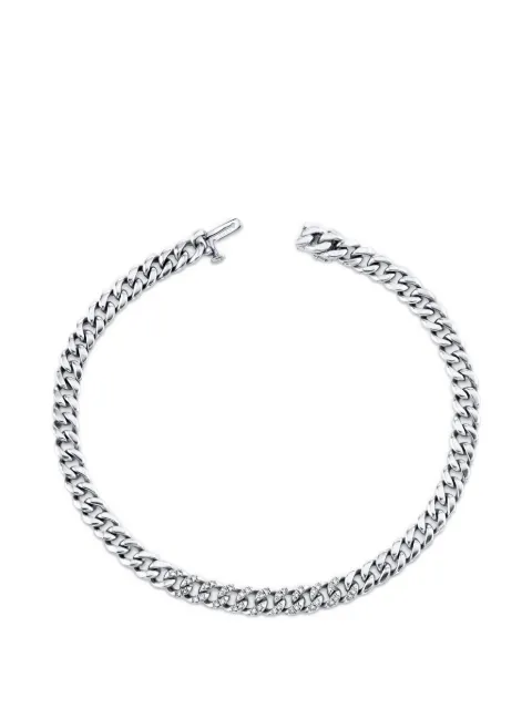 SHAY diamond mini flat link chain bracelet
