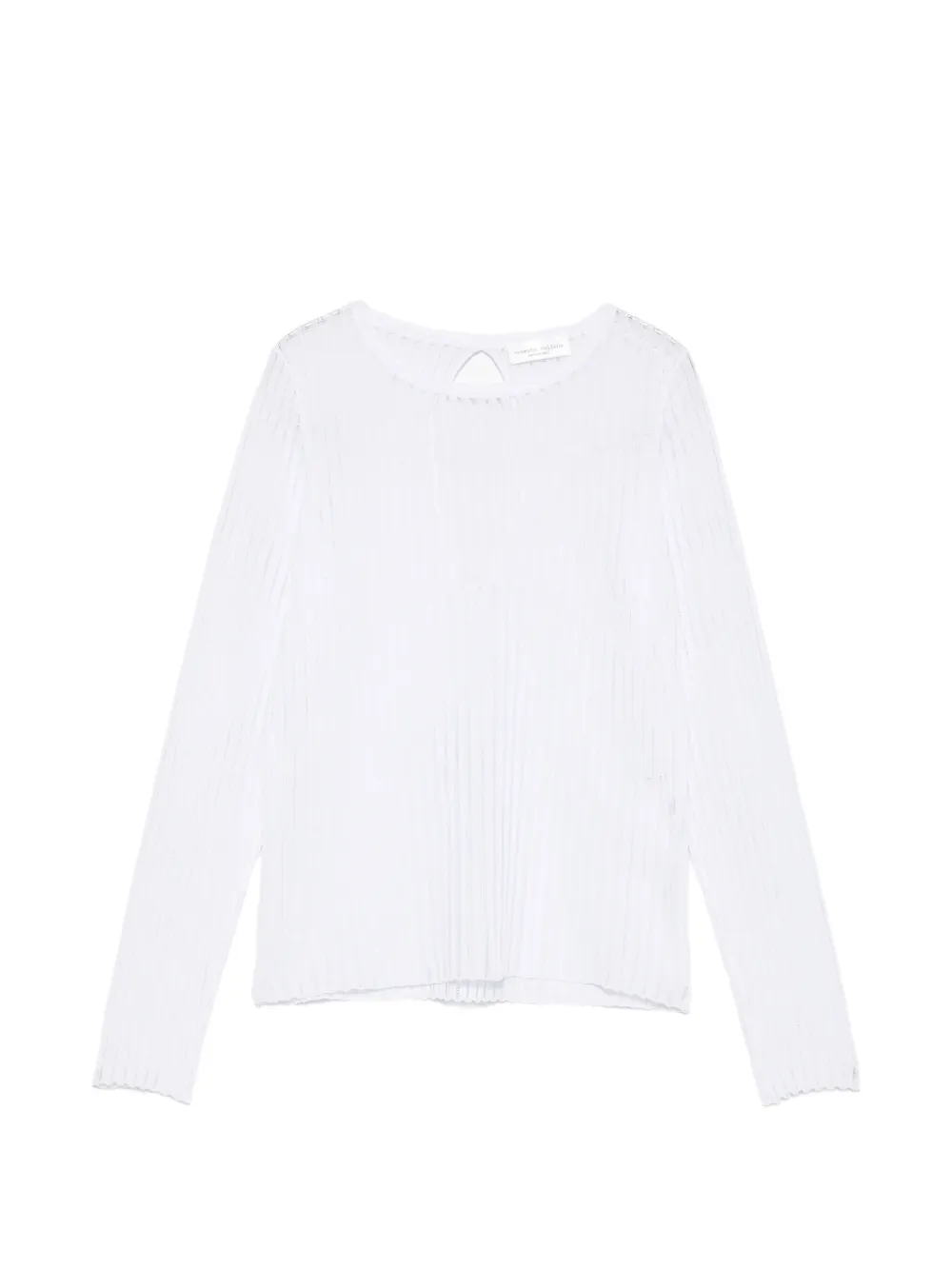 Roberto Collina ribbed-knit sweater - Weiß