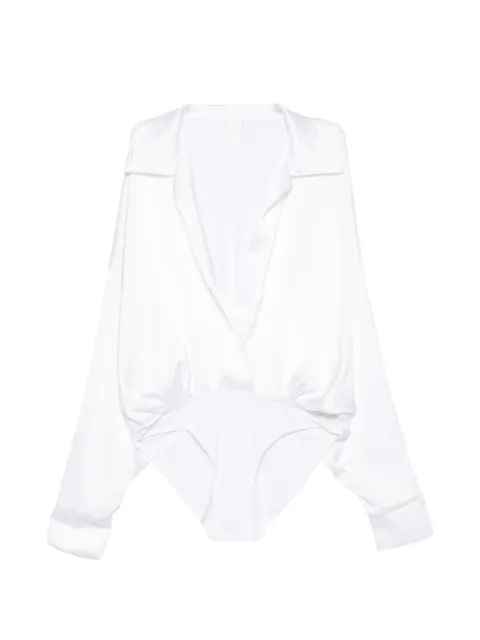 Norma Kamali long-sleeved bodysuit