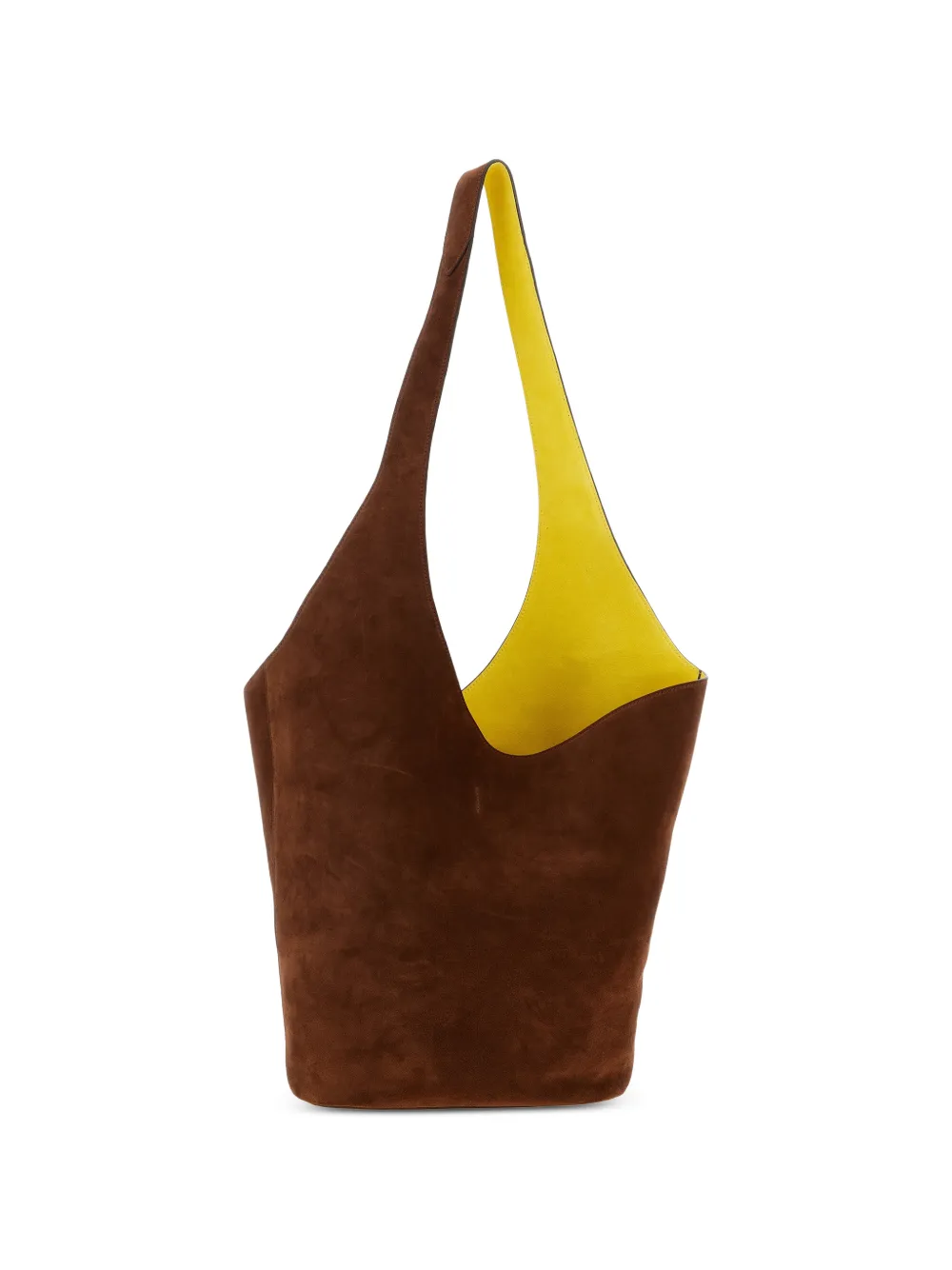 Alberta Ferretti bucket suede shoulder bag - Marrone