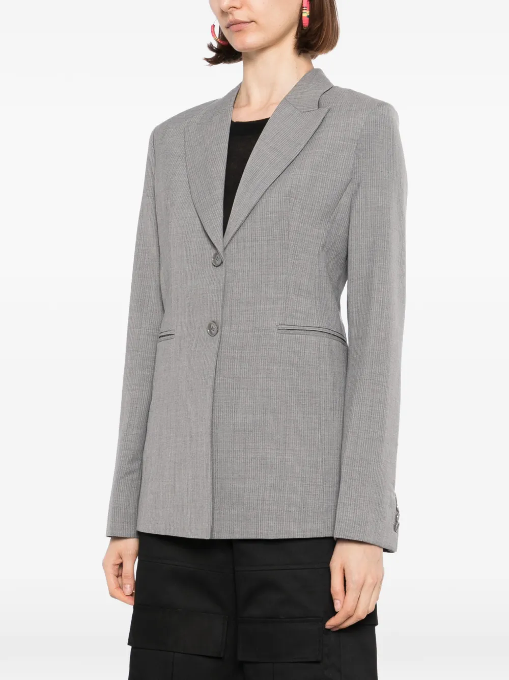  Blaklace Blazer Con Botones - Gris 