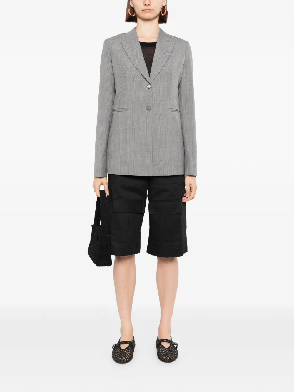  Blaklace Blazer Con Botones - Gris 
