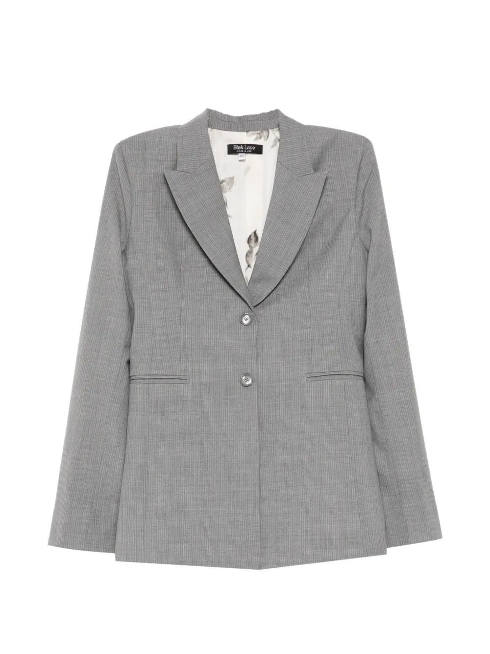 BLAKLACE single-breasted blazer - Grigio