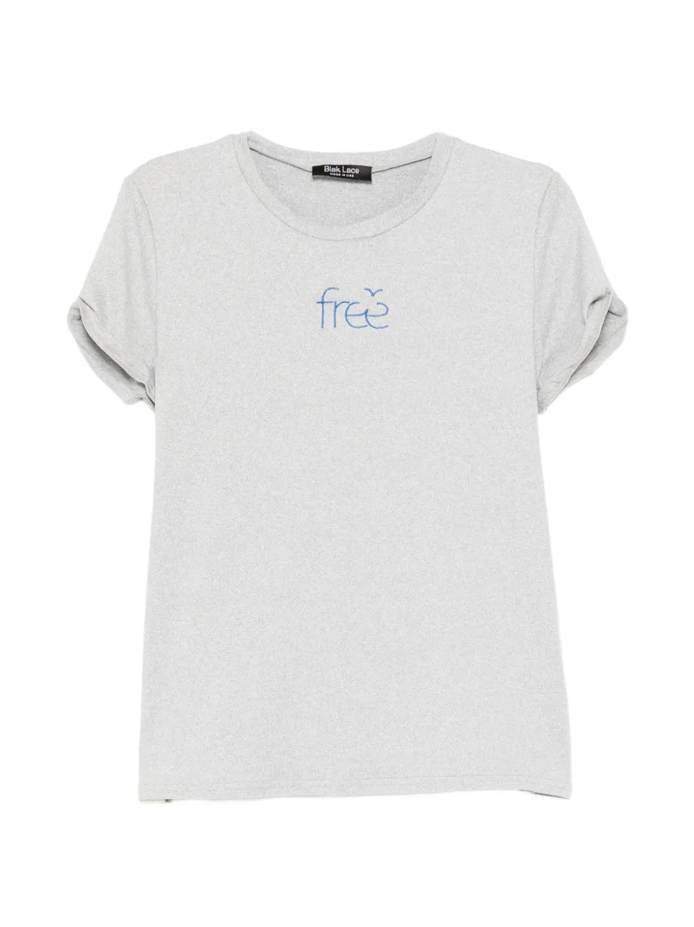 BLAKLACE logo-embroidered T-shirt