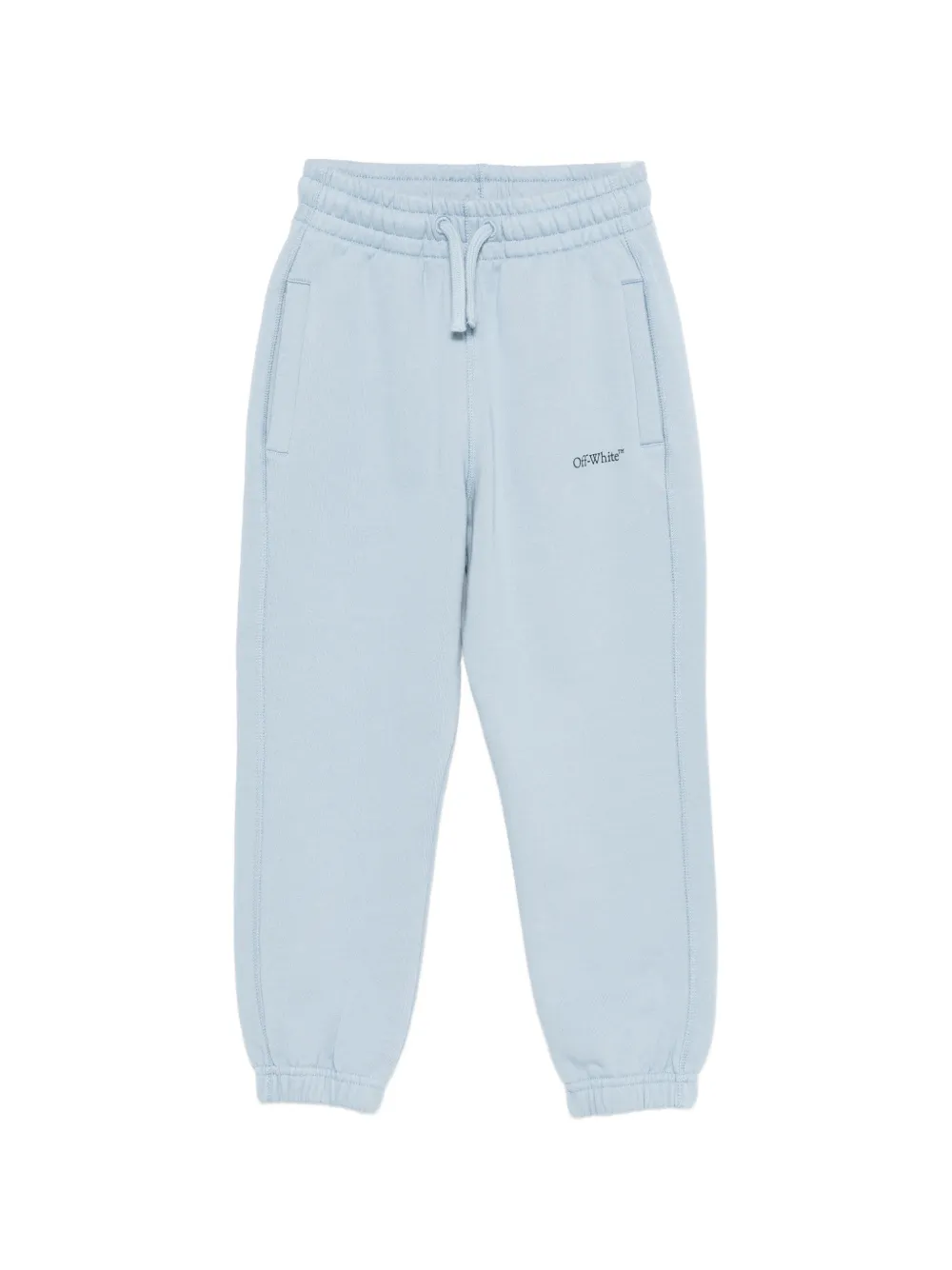Off-White Kids drawstring trousers - Blu