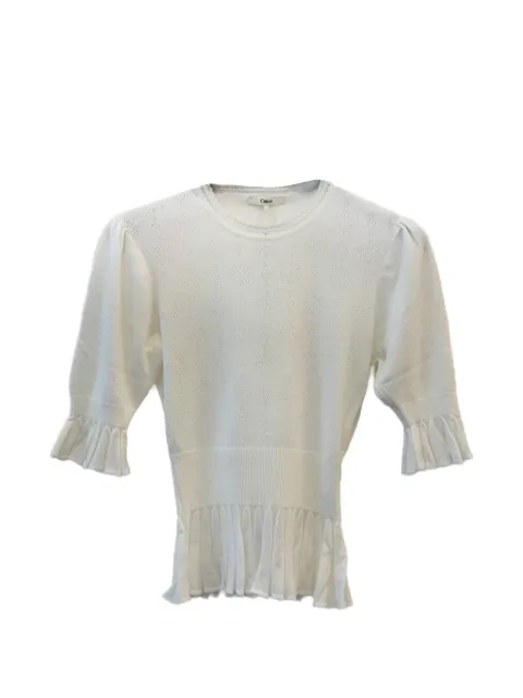 Chloé playera con volantes