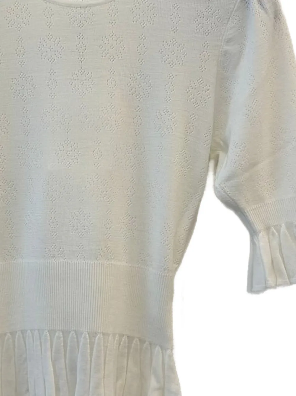  Chloé Ruffled T-shirt - White 