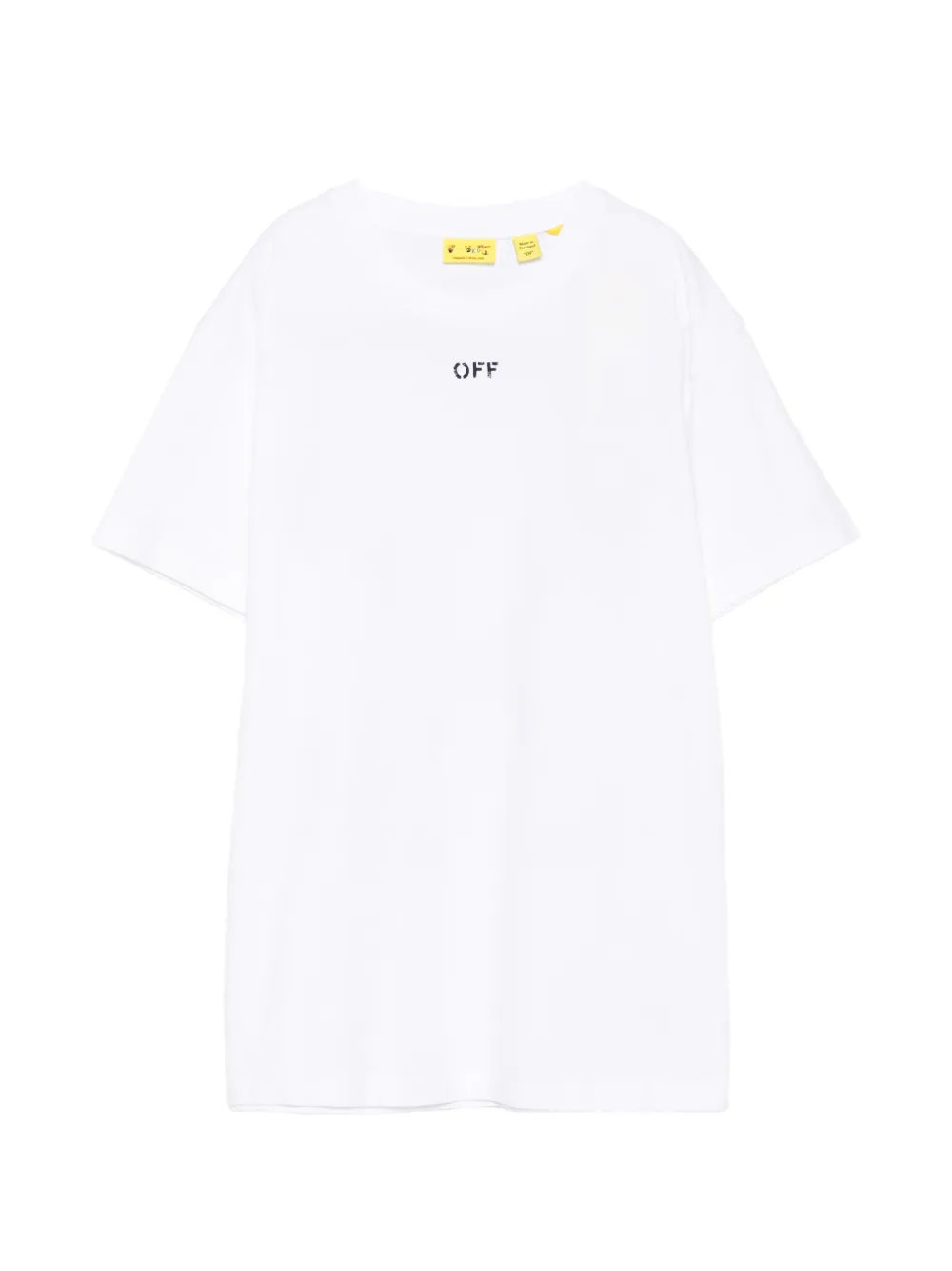 Off-White Kids logo-print T-shirt - Bianco