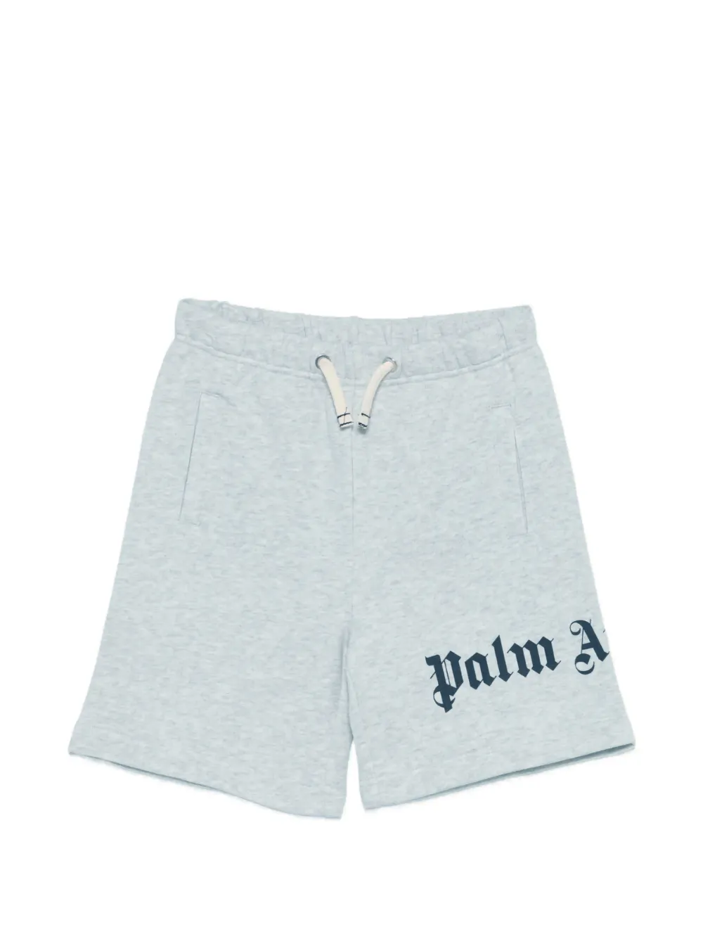 Palm Angels Kids Shorts met logoprint Grijs