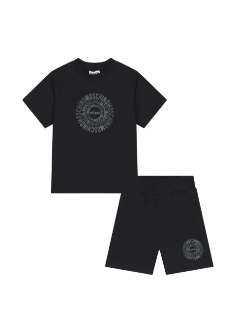 Moschino Kids traje deportivo con logo