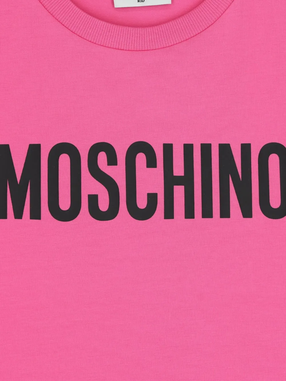 Moschino Kids T-shirt met logo Roze