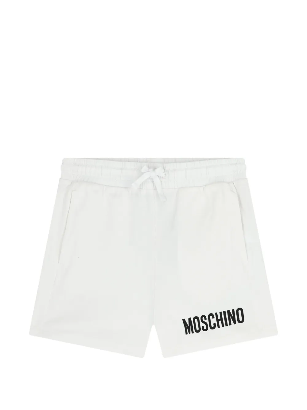 Moschino Kids Shorts con logo - Bianco