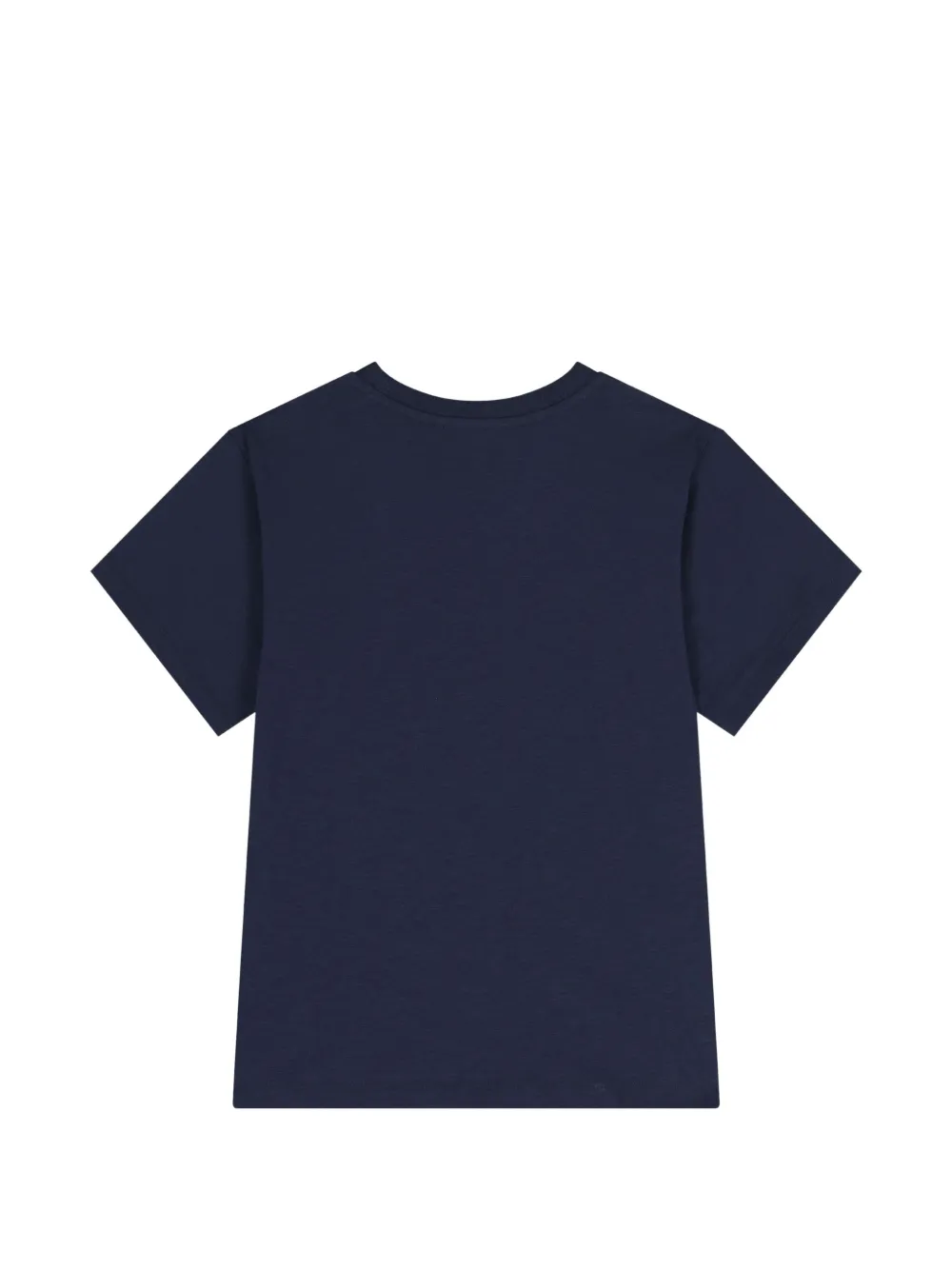 Moschino Kids Teddy T-shirt met logo Blauw