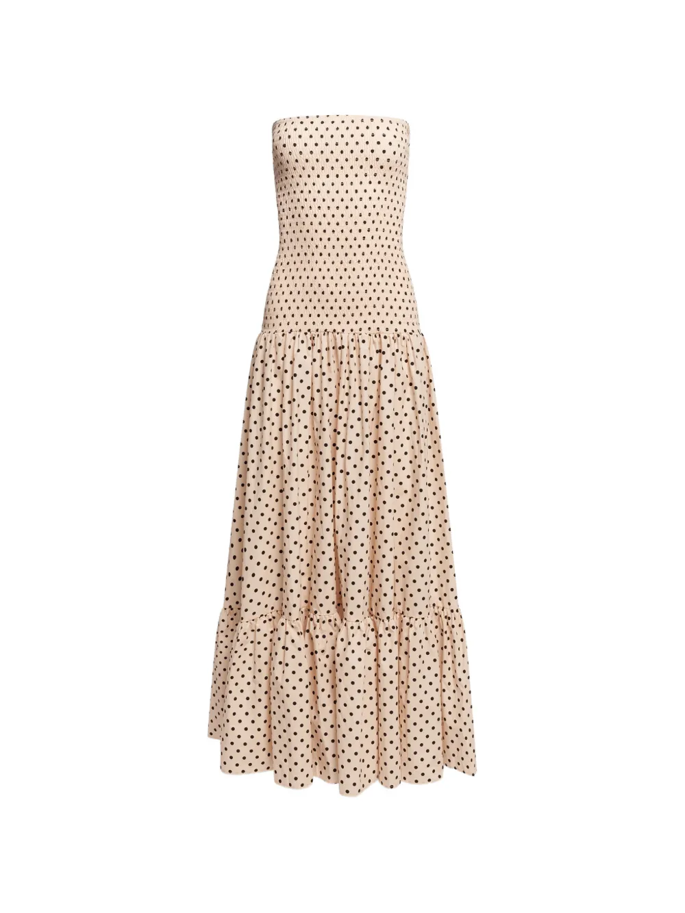 Weili Zheng polka-dot maxi dress - Toni neutri