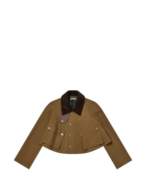 JW Anderson veste crop à col en velours côtelé