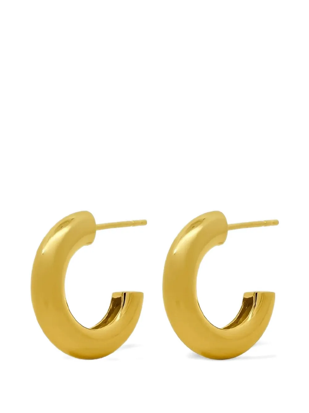 Gwen Beloti chunky tube hoop earrings - Oro