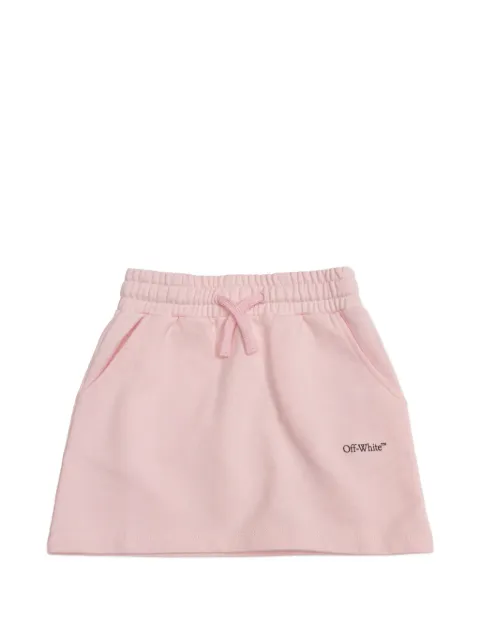 Off-White Kids logo-print mini skirt