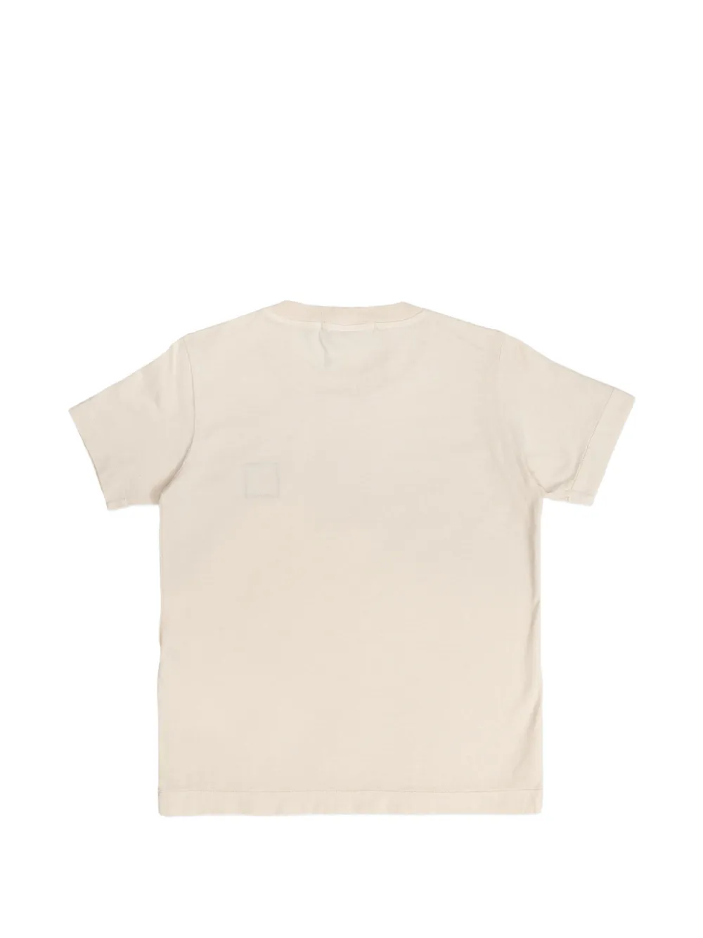 Stone Island Junior T-shirt met logopatch Beige