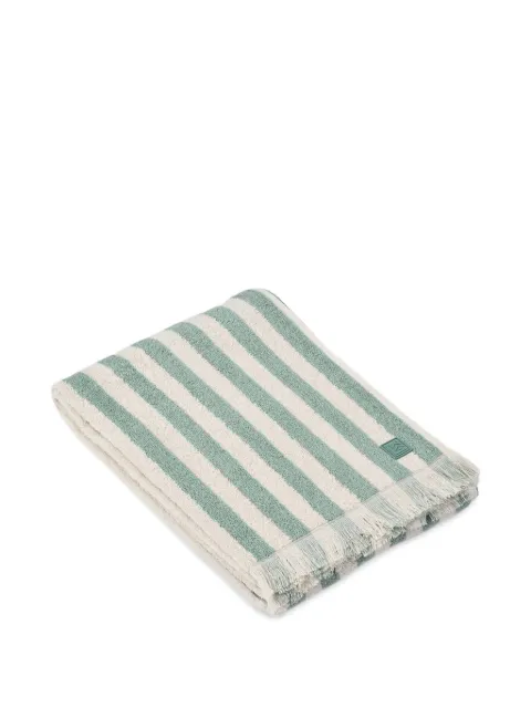 Liewood Summer striped fringed bath towel